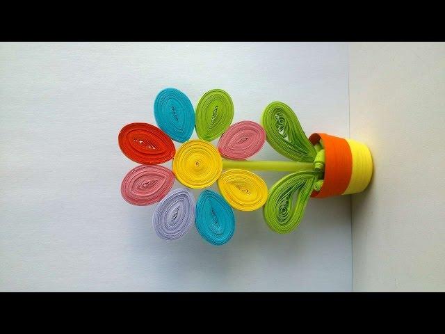 How To Make Bright 3D Quilling Flowers - DIY Crafts Tutorial - Guidecentral