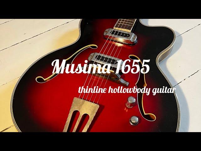 Musima 1655 - vintage thinline hollowbody  guitar - Made in GDR