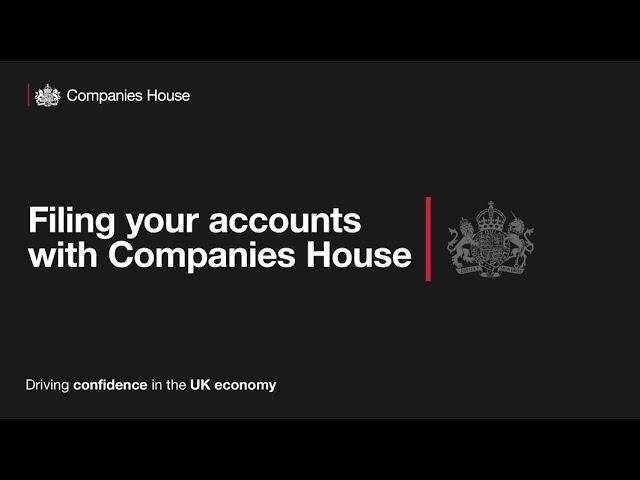 Filing your annual accounts with Companies House