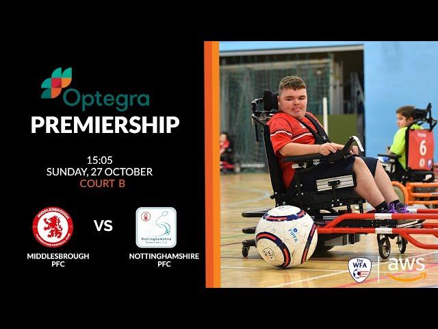 Middlesbrough PFC vs Nottinghamshire PFC - Optegra Premiership Court B