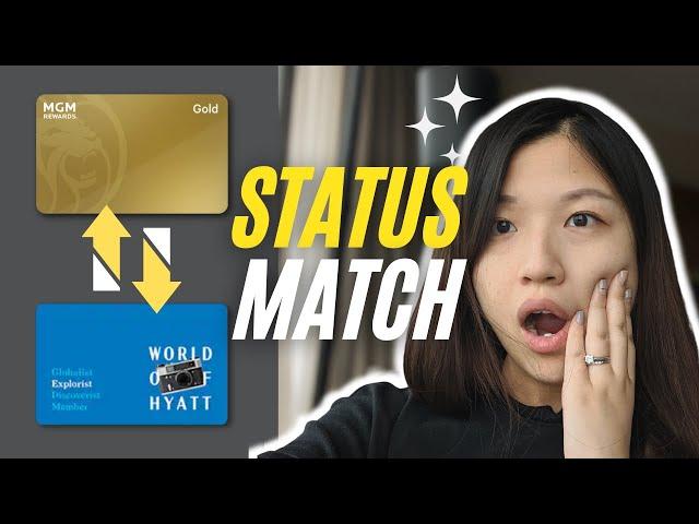How to status match between MGM Rewards & World of Hyatt: A Step-by-Step Guide!