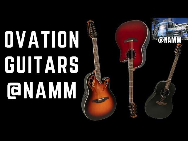 NAMM Ovation Acoustic Guitars booth - Very Pretty Instruments