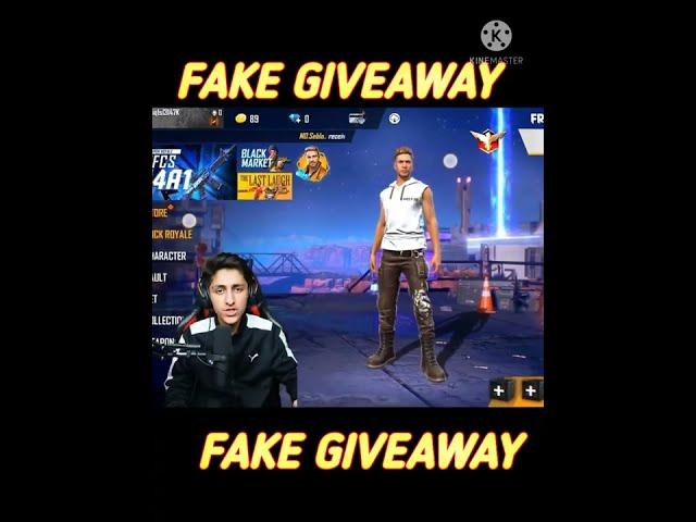 FAKE GIVEAWAYS OF #AS GAMING | BE AWARE | #FREEFIRE#shorts#short#fffunnyshort