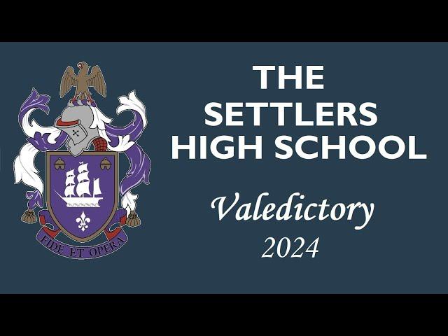 The Settlers High School Valedictory 2024