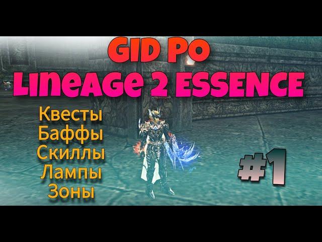 ГАЙД для новичков Lineage 2 Essence часть 1