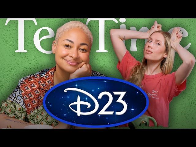 Disney D23 Recap & BEHIND THE SCENES!  |  Tea Time w/ Raven-Symoné & Miranda