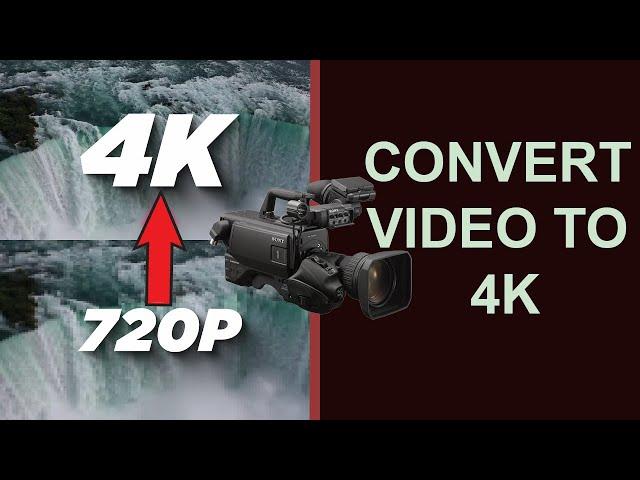 How To Export 720p Video As 4K  | Convert 720p To 4K Video |4K Video