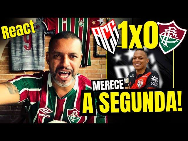 React melhores momentos Atlético GO 1x0 Fluminense | TIME LIXO!