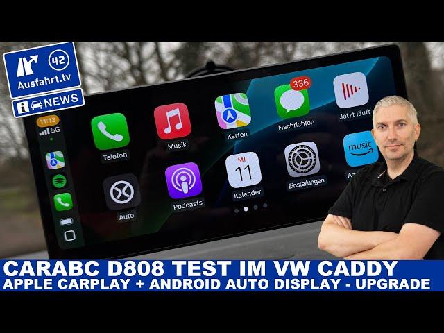 Upgrade your older car! Apple Carplay + Android Auto Display = CARabc D808 Test #CARabc