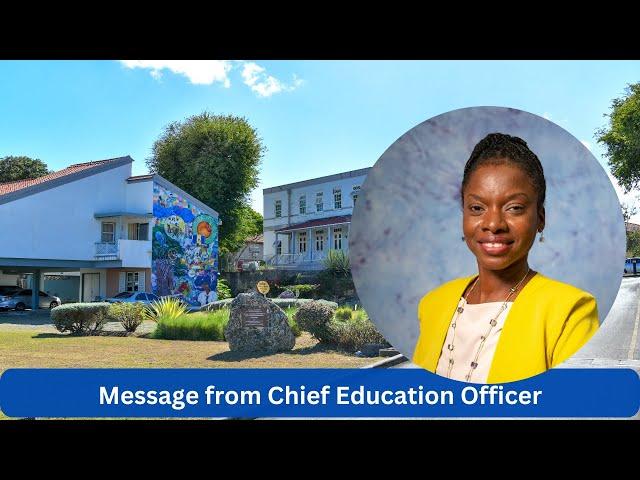 Chief Education Officer's Back to School Message for the Academic Year 2024 - 2025