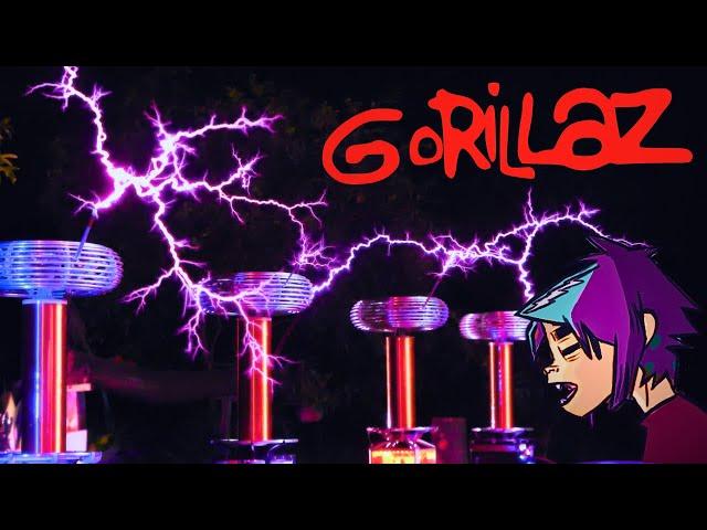 Feel Good Inc. but with TESLA COILS