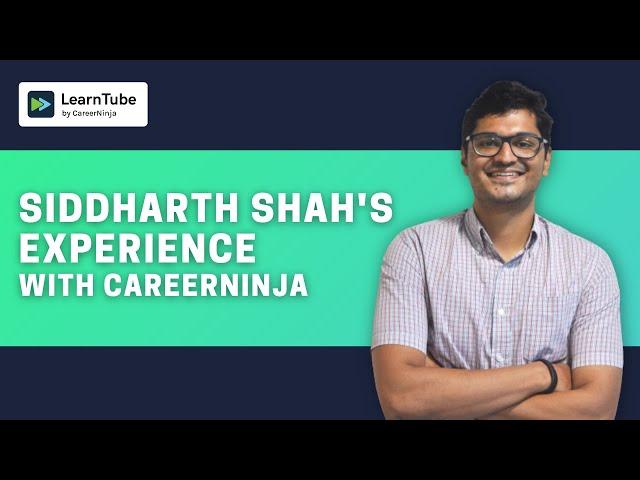 LearnTube: The Game-Changer in My Professional Journey | Siddharth Shah | LearnTube Premium