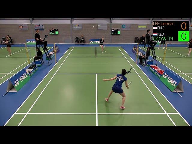 Leona Lee 󠁧󠁢󠁥󠁮󠁧󠁿 - Mahi Goyat , WS, Yonex Dutch Junior International 2023