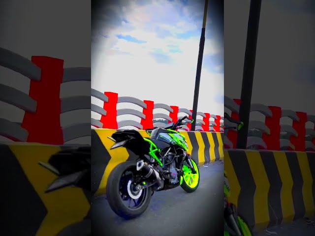 KTM DUKE 390 BLACK AND GREEN 