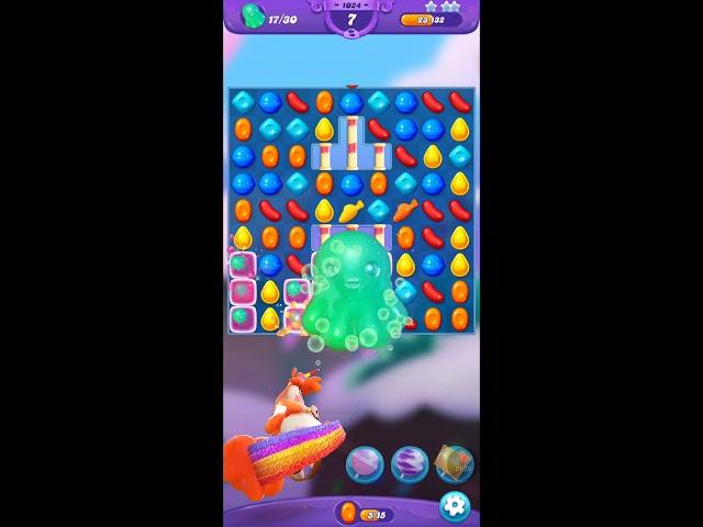 Candy Crush FRIENDS Saga Level 1024 ~ NO BOOSTERS