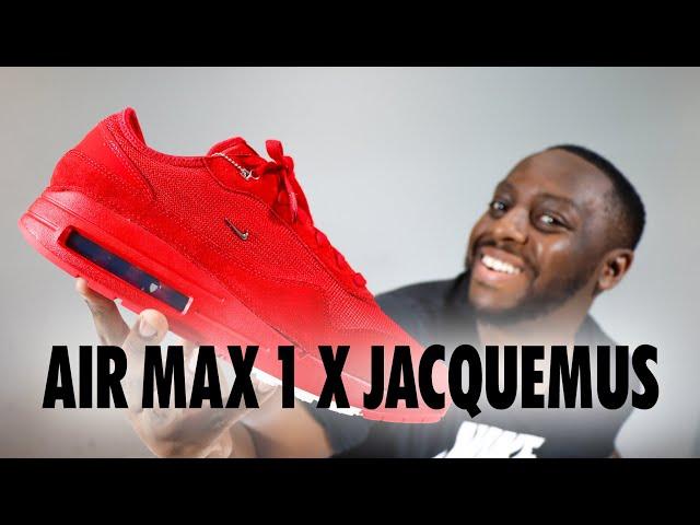 Air Max 1 86 X Jacquemus University Red On Foot Sneaker Review QuickSchopes 701 Schopes HM6690 600