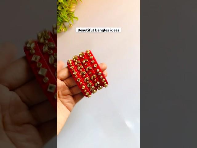 Reuse Old Bangles For weeding /old Bangles convert new bangles#youtubeshorts #shorts #diy