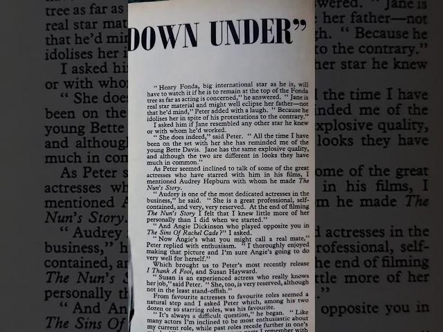 Peter finch 1962 article the cutting edge official film archive