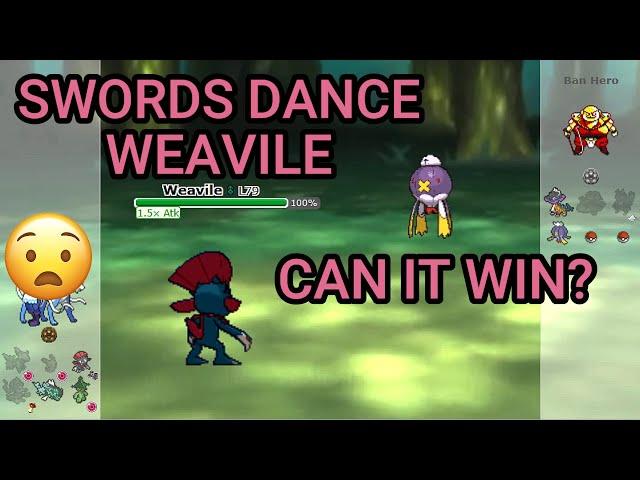 Can Swords Dance Weavile Win? (Pokemon Showdown Random Battles) (High Ladder)