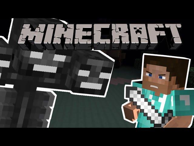 Fighting The Wither For The First Time - Minecraft