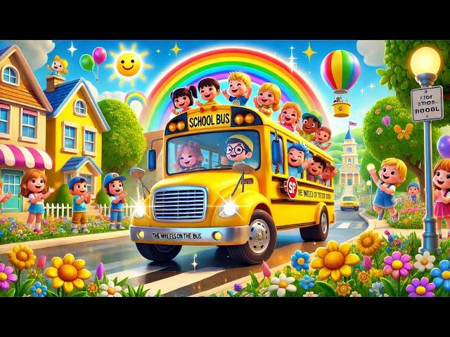 Wheels on the Bus Kids Song –Fun Nursery Rhyme Adventure