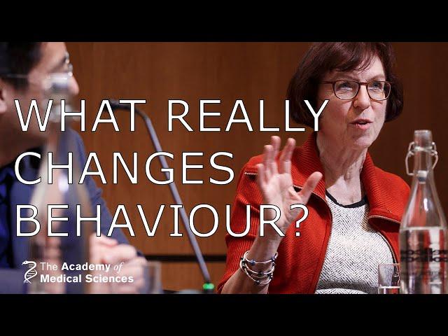 What really changes behaviour? | Professor Susan Michie