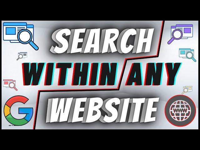 How To Search Within Any Website | Search Inside Website