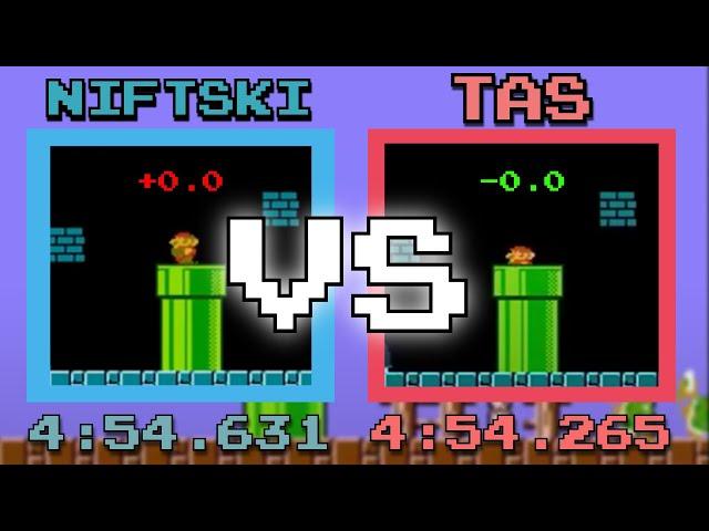 Niftski (4:54.631) VS RTA Rules TAS (4:54.265) COMPARISON