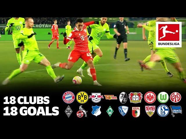 18 Clubs, 18 Goals - The best Goal from every Bundesliga Team in 2022/23