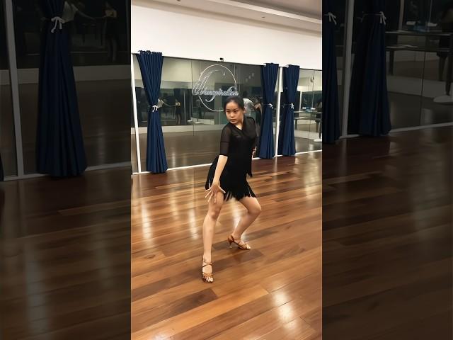 Rumba, Zoey style! Watch as Zoey Lee brings her own flair to the dance floor during class practice.