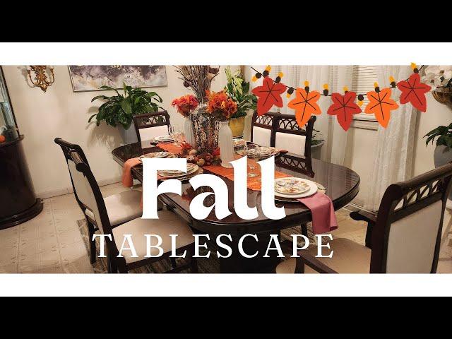 New A great way to decorate for Fall 2024   Tablescape on A Budget