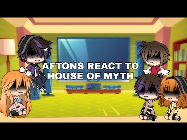 Aftons react to "House of Myth" || Animation SFM by Golden Diamond (OLD AU)