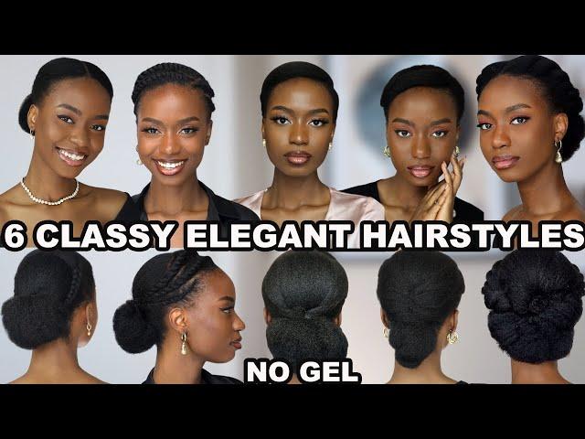 6 SIMPLE CLASSY ELEGANT PUT TOGETHER NATURAL HAIRSTYLES ON 4C HAIR