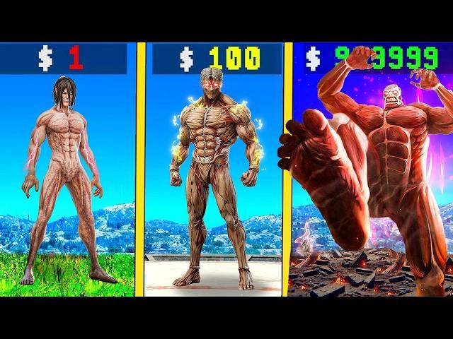 $1 ATTACK ON TITAN to $1,000,000,000 in GTA 5