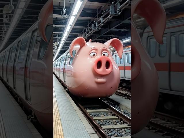 Flying Pig Train  Joyful departure!