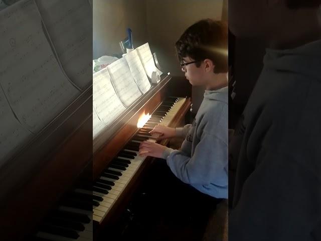 Dylan piano practice for wedding
