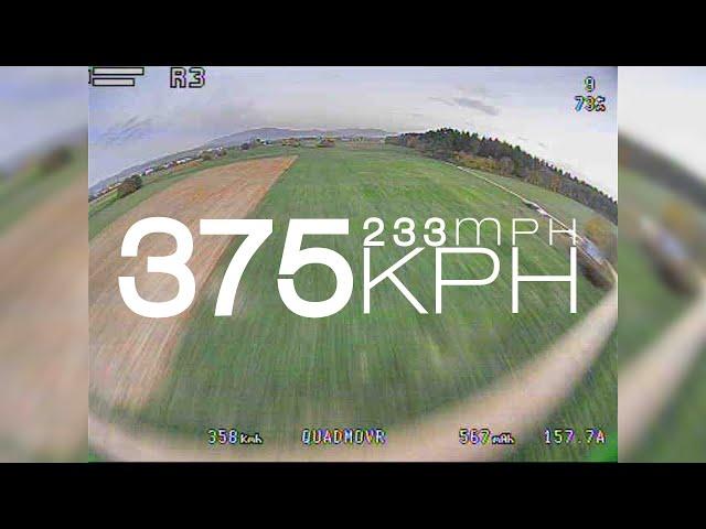 High Speed FPV Drone | 375kmh / 233mph