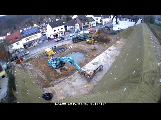 BV Marieneck 03 Baugrubensicherung I Zeitraffer timelapse