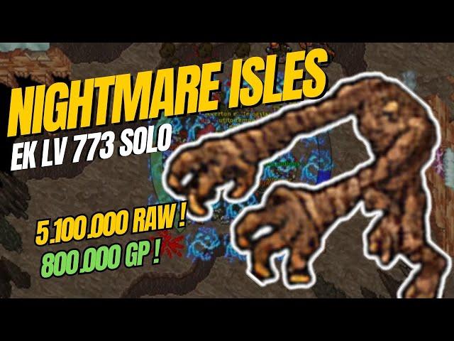 MY HUNTS : EK SOLO 773 NIGHTMARE ISLES 5.1KK RAW XP & 800K PROFIT