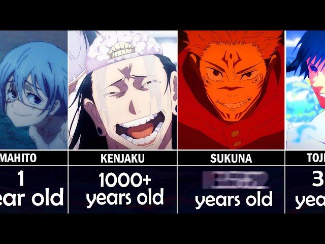 Who is the OLDEST? Ages of Jujutsu Kaisen characters!