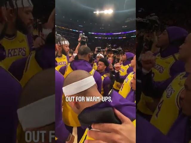 The Lakers emotional tribute to Kobe Bryant #shorts