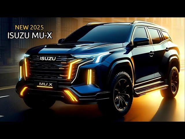 2025 Isuzu MU-X Revealed : Rugged and Comfortable SUV for Families