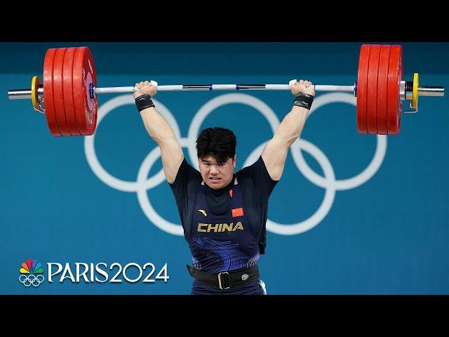 China's Liu Huanhua wins men's 102kg gold with a herculean effort | Paris Olympics | NBC Sports