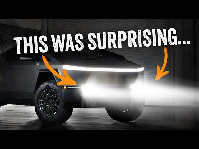 Tesla Cybertruck's Lighting Exposed | A Complete Lighting Tour from Back to Front