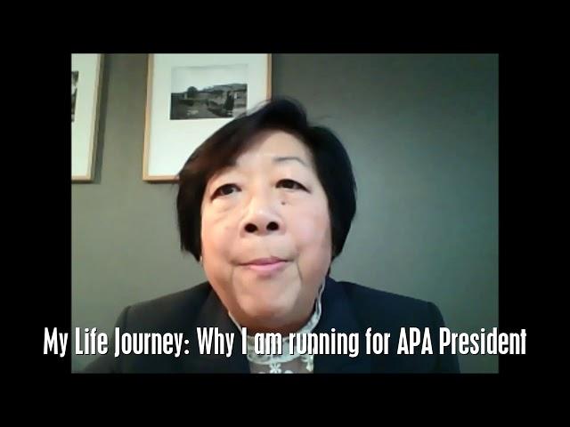 Jean Lau Chin for APA President - First Asian American woman for APA president