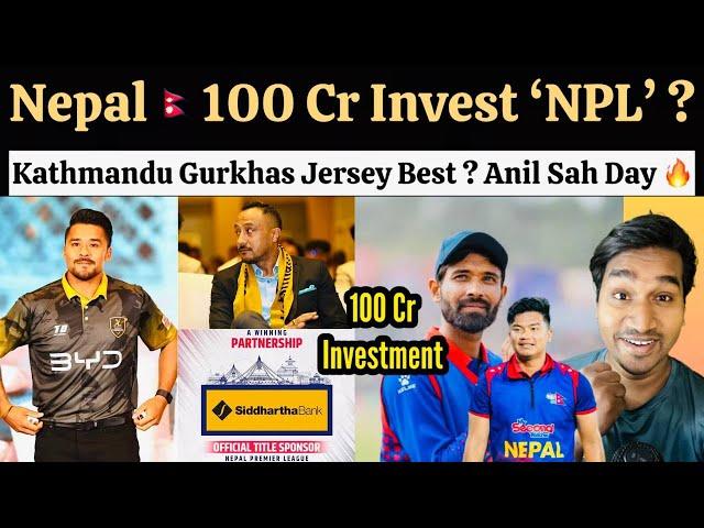 Nepal 100 cr Invest In NPL ? , Kathmandu Gurkhas Jersey - Anil Sah Birthday