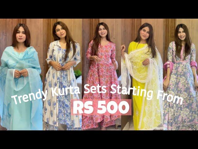 Amazon Trendy Kurta Sets Haul | last few days of sale | Upsilon Perfumes Review #amazonsalehaul