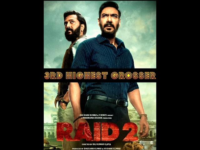 RAID 2 becomes 3rd Highest Grosser 2025 #Shorts