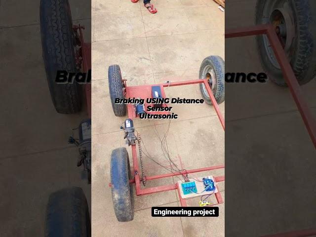 Automatic Braking System, Final Year projects #engineering #mechanical #projects #mechatronics