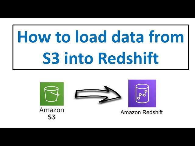 How to load S3 data to Redshift | Create Redshift table from CSV file in S3